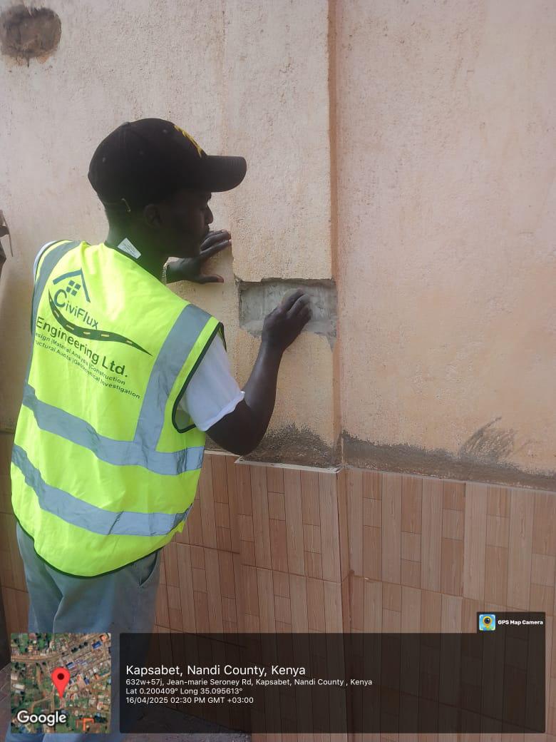 Structural Audit for the Mwiyala Primary School (Ultrasonic Pulse Velocity, Coring and Crack Width/Depth)